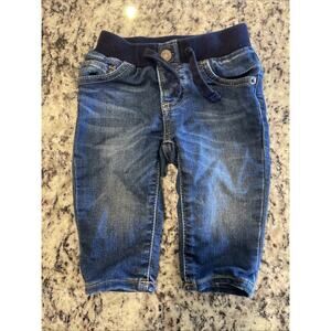 Gap Baby My First Easy Slim Blue Jeans 3-6 Months Soft Elastic Waist